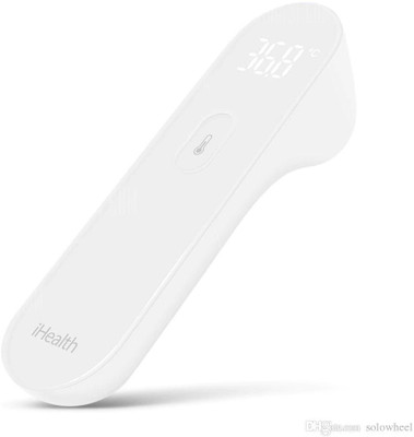 

Dream Xiaomi- Mi Home iHealth LED Non Contact Digital Infrared Forehead Thermometer Body Thermometer for Baby Kids Adults Ellderly Bath Thermometer(White)