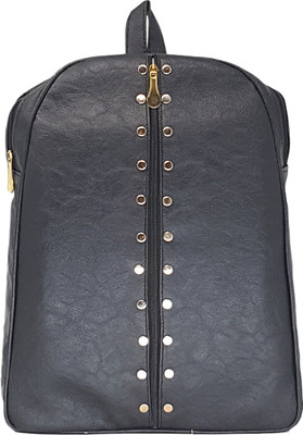 

XSPACE Artificial Leather Backpack 11 Backpack(Black)