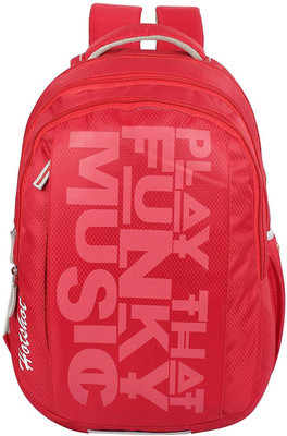 

Hot Shot Polyester School, Collage and Casual 30 L Standrad Size Backpack(Red)