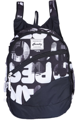 

Bendly | Unisex Backpack for Primary School (Black) 20 Backpack(Multicolor)