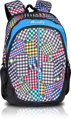 

Bendly School Bag 30 Backpack(Multicolor), Blue