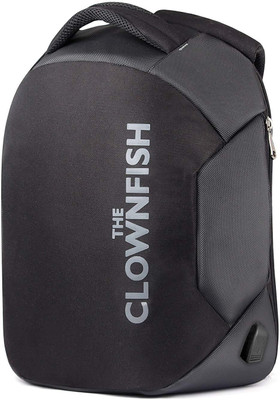 

The Clownfish Smart 30 Laptop Backpack(Grey), Black