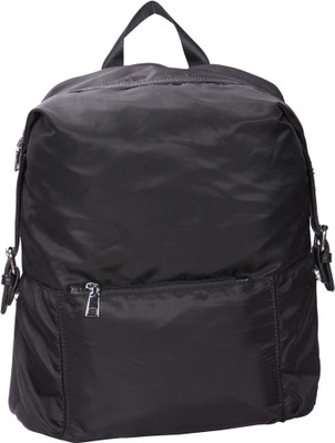 

Bagkok Black PU Backpack 2.5 L Backpack(Black)