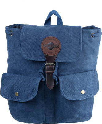 

Zobello Casual Dyed Canvas Backpack Backpack(Blue, 12 inch)