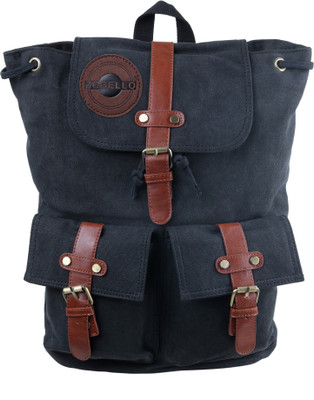 

Zobello Twill Canvas Travel Backpack Backpack(Brown, 12 inch)