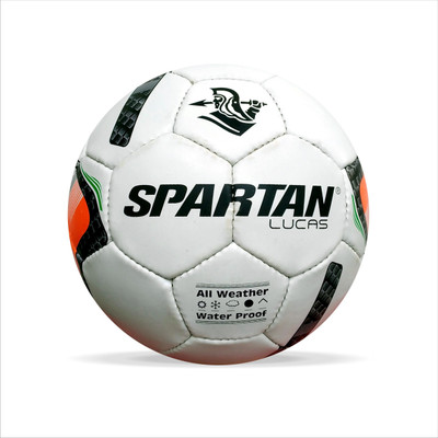 

Spartan LUCAS Football - Size: (Pack of 1, Black, White, Orange