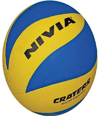 

Nivia Crater Vollyball Volleyball - Size: (Pack of 1, Multicolor, Yellow;blue