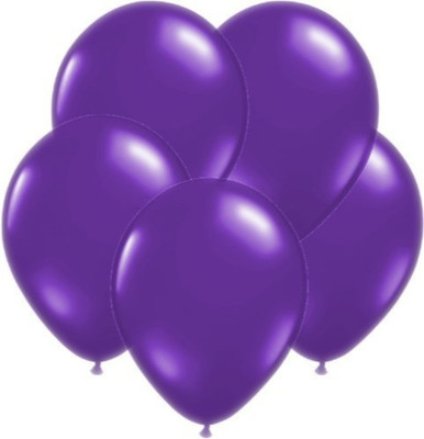 

Smartcraft Solid Metallic Balloons - Pack of 100 (Purple) Balloon(Purple, Pack of 100)