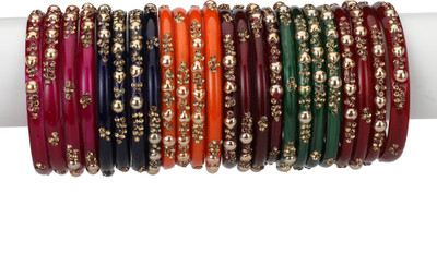 AFAST Glass Bangle Set(Pack of 24)
