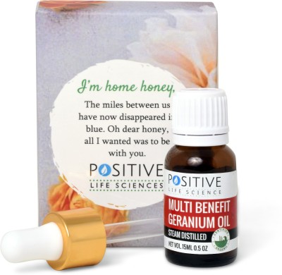 

Positive Multi Benefit Geranium Essential Oil for skin & hair(15 ml)