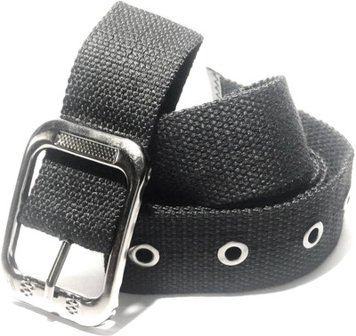 

Besto Men Casual Black Fabric Belt, Balck