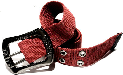 

Besto Men Casual Red Fabric Belt