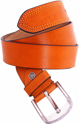

Earnam Men Casual, Party, Formal Brown Genuine Leather Belt