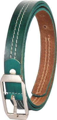 

Nifty Fashion Women Casual, Party, Formal, Evening Green Genuine Leather Belt