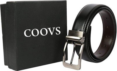 

COOVS Men Formal, Casual Black, Brown Synthetic Reversible Belt