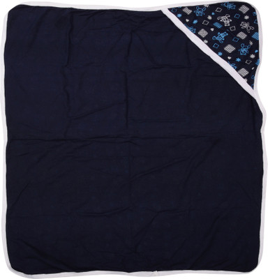 

VParents Printed  Swadding Baby Blanket(Cotton, Blue
