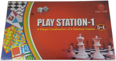 

Yash Toys play station-1 (5 in 1) Board Game