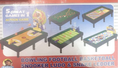 

skyler 5 Great Game in 1 Action Board Game