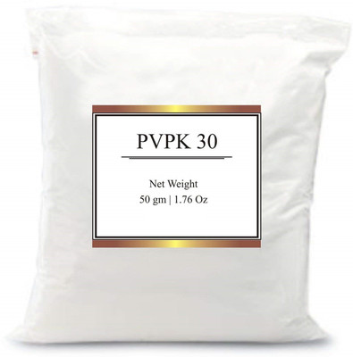 

AGM BIOTECH PVP K30 Cosmetics & Personal Care Ingredient Emulsifier & Thickening Agent 50Gms(50 g)