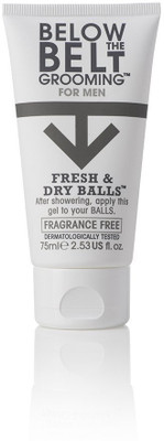 

Below The Belt Grooming For Men Fresh And Dry Balls Fragrance Free(75 ml)