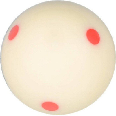 

CLUB 147 Practice Dotted Cue Billiard Ball (Pack of 1, White) Bowling Ball