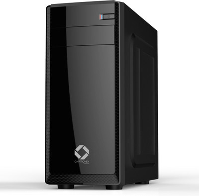 

CHIPTRONEX C300 Mid Tower Cabinet With Smps Cabinet(Black)