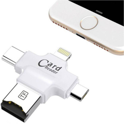 

Buy Genuine 8 Pin + Type C + Micro USB + USB Card Reader / Micro USB Card Reader(Multicolor)
