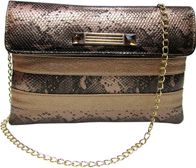 

Deepsum Party Tan Clutch