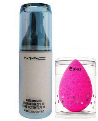 

eska Silicon Puff, Matchmaster Foundation SPF15(Set of 2)