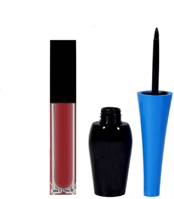 

Vedy New Matte me maroon lipstick with Eyeliner for Girls and Woman(Set of 2)