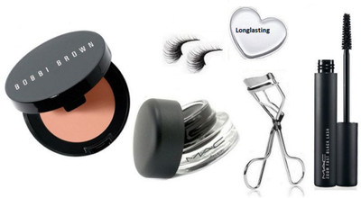 

Longlasting Silicon Puf& Concealer, Fluidline Gel Eyeliner,Zoom Lash Mascara,Eyelashes,Eyelashes Curler(Set of 6)