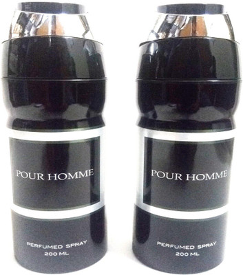 

ARQUS POUR HOMME Perfume Body Spray - For Men(400 ml, Pack of 2)