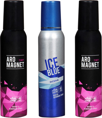 

Arochem deodorant Body Spray - For Men & Women(600 ml, Pack of 3)