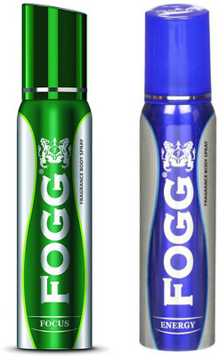 

Fogg Deodorant FOCUS & ENERGY, 120ml x 2 New Body Spray - For Men & Women(240 ml, Pack of 2)
