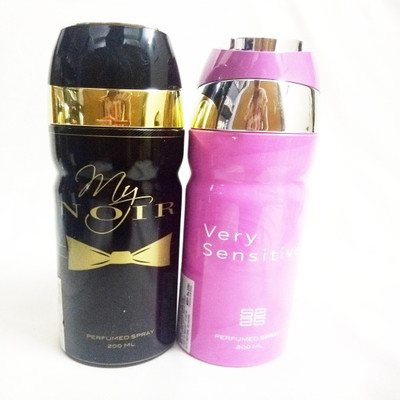 

ARQUS MY NOIR AND VERY SENSITIVE Perfume Body Spray - For Men & Women(400 ml, Pack of 2)
