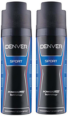 

Denver SPORT Deodorant 150ml x 2 Body Spray - For Men(300 ml, Pack of 2)