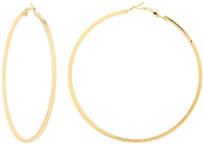 BNB Gold Loop Brass Hoop Earring