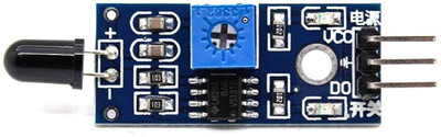 

VGS MARKETINGS LM393 4 Pin IR Flame Detection Sensor Module Fire Detector Infrared Receiver Module for arduino Diy Kit Miscellaneous Electronic Hobby Kit