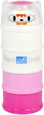 

Baby's Clubb MIlk Powder Container Pink Plain - plastic(Pink, White)