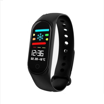 

Rewy M3 Smart Band with OLED Sweatproof Waterproof Touchscreen Fitness Band Fitness Band(Multicolor, Pack of 1)