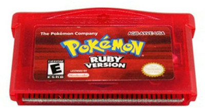 

TCOS Tech Pokemon Ruby GBA Cartridge for GBA SP Gaming Accessory Kit(Red, For Wii)