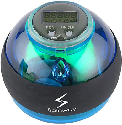 

Spinway Power Ball, Forearm strengthener, Wrist and forearm exerciser Gym Ball, Blue