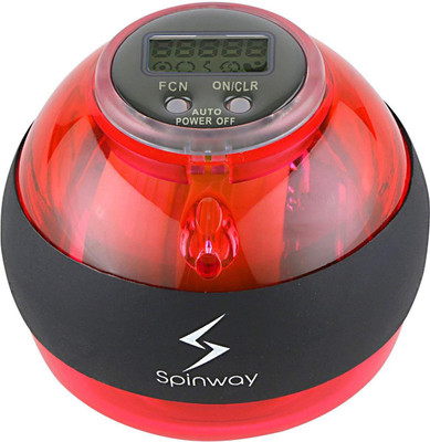 

Spinway Power Ball, Forearm strengthener, Wrist and forearm exerciser Gym Ball, Red
