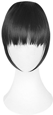 

Bueno Extension Fringe For Girls And Women, Front Extension For Parties, Pack Of 1 (Black) Hair Extension