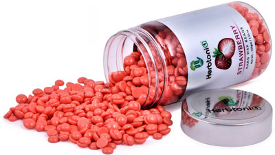 

HerbtoniQ Strawberry Hair Removal Depilatory Hard Wax Beans 120 Gms Wax(120 g)
