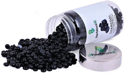 

HerbtoniQ Charcoal Hair Removal Depilatory Hard Wax Beans 120 Grams Wax(120 g)