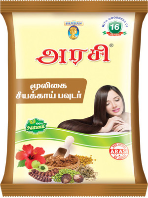

ARASI Herbal Shikakai Powder - Set of 20 Sachets(200 g)