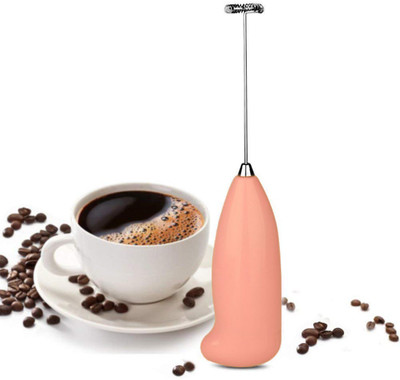 

Powernri Electric Quality Handheld Milk Wand Mixer for Latte Coffee Hot Hand blender Hand Blender (Black) 3 Hand Blender(Pink)