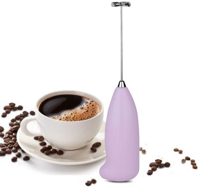 

Powernri Electric Milk /Handheld Milk Wand Mixer Shaker for Latte Coffee Hot Milk ( 3 Hand Blender (Black) 3 Hand Blender(Black)