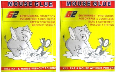 

Vedy Mouse Glue Trap Rat Catcher Adhesive Sticky Glue Pad(Pack of 2)
